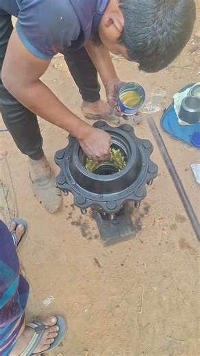 Work on wheel bearings of old cars is underway, after a long 19 months