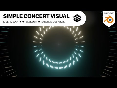Simple Looping Concert Visuals - Blender Tutorial