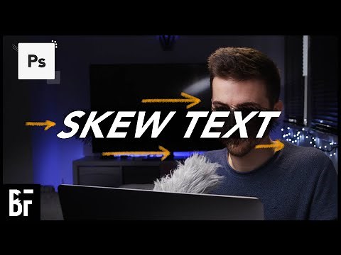 How to Skew Text in Adobe Photoshop