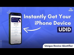 Get iPHONE Device UDID quickly | Get Your iPhone's UDID easily without Macbook