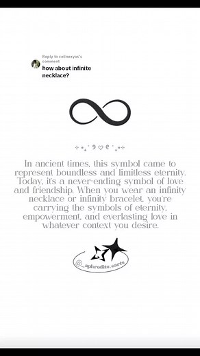 Order Infinity Symbol Necklace - Click Here