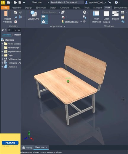 Thiết kế khung frame generator trên Inventor #inventor #3d #tutorial #frame