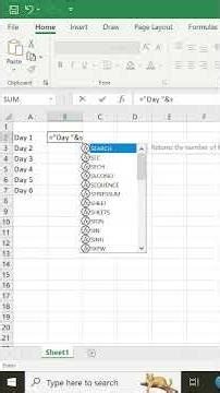 1 Excel Formula = 365 Days! 😍⚡