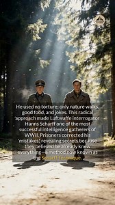 A WWII German interrogator discovered that kindness was a more effective weapon than fear. #history #facts #ww2 | Archaeological Wonders