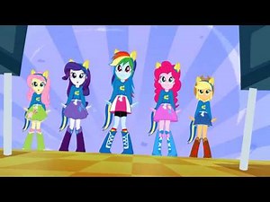 Equestria Girls Helping Twilight Sparkle win the crown español latino (HD)
