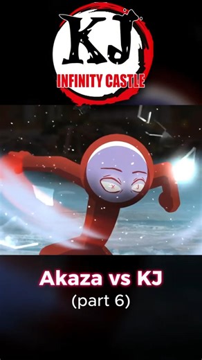 KJ vs Akaza (part 6) #shorts #demonslayer #kimetsunoyaiba #animation #anime #akaza #kj