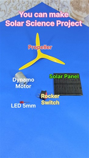 You can make Solar Science Project 💡Solar Energy Project Kit #simpleproject #shorts #ytshorts