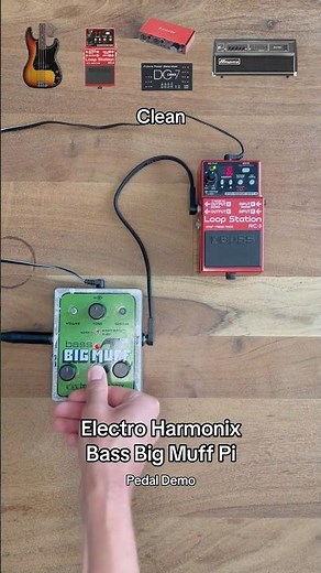 Pedal Demo: Electro Harmonix Bass Big Muff Pi 🤓 @EHX