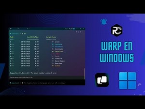 Learn how to install Warp on Windows and discover the power of artificial intelligence on your de...