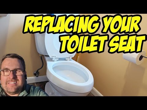 Installing a new toilet seat - DIY step by step