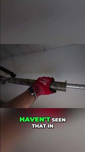 This Rare Spring Failure Shows the Best Hack #garagedoor #diy #genius
