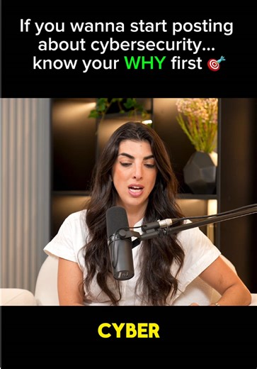 Watch the full episode before creating cyber security content. @Cybersecurity Girl shares all her secrets!