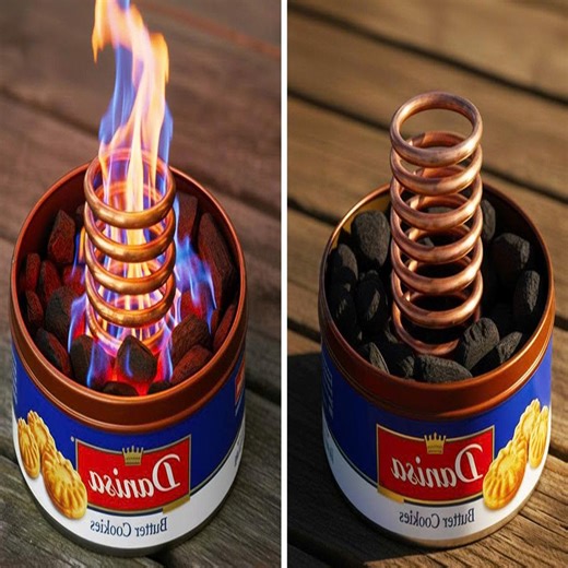 19K views · 113 reactions | Mini Heating Stove! DIY 3 in 1 Heating Stove Using Copper Pipe – Stay Warm All Winter | Trash Upcycle DIY | Facebook