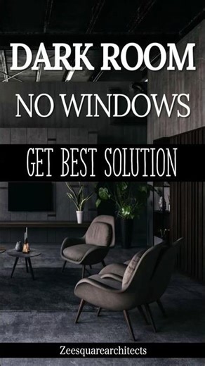 Interior Design Tips for Dark Rooms Without Windows | Bright, Cozy & Stylish Ideas #shorts