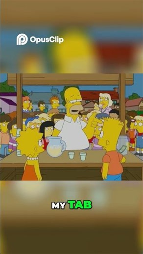 Lemonade stand. The Simpsons #shorts