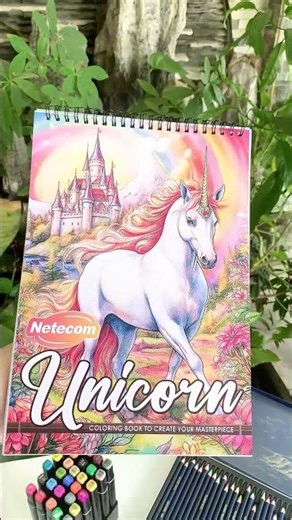 Unicorn Coloring Book for Adults 🦄 Magical Relaxing Fantasy Art