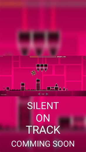 Silent On Track 💀💀#geometrydash #silent #level #impossible #gd