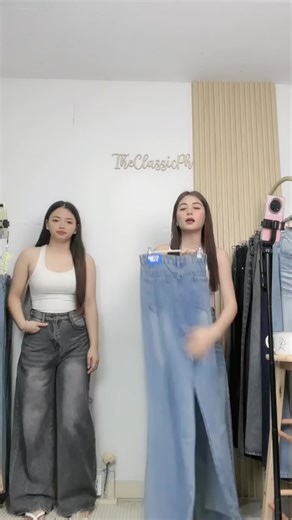 Baggy Jeans Swagger Style Denim Maong Pants for Women Dancer Hiphop Unisex Streetwear Basic