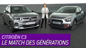 Vidéo : Comparatif Citroën C3 : la nouvelle génération face à l’ancienne.