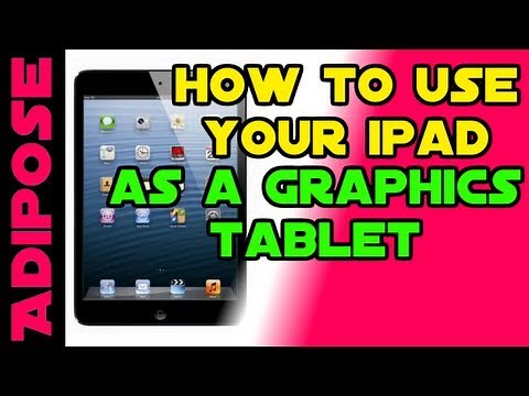 How to use an iPad as a graphics Tablet for your PC - Works for Android too!