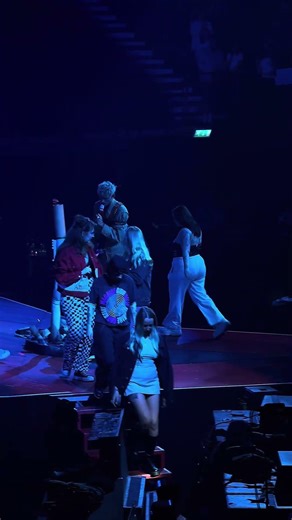 Girl falls off the stage during the MGK concert 😬 #mgk #machinegunkelly #concert