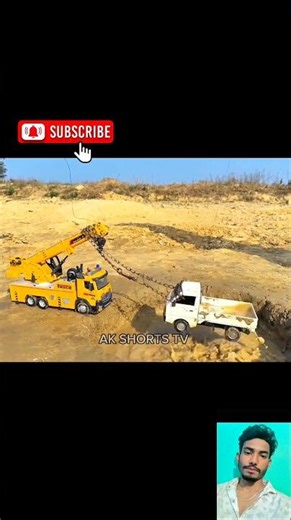 🔥Mini Pickup in Mud | Mini Crane Rescue 🛟