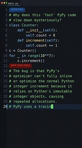 Your Python Is Too Slow: Why does this 'fast' PyPy code slow down mysteriously?