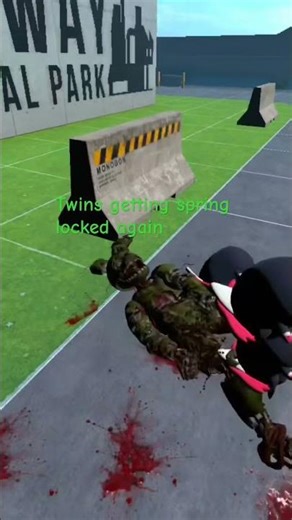 Springtrap springlock disaster #fnaflore #fnaf #purpleguy #springlocks #Springtrap #springlockfail