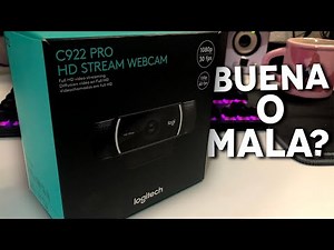 WEBCAM para STREAMER (LOGITECH C922 MÁS CONFIGURACIÓN)