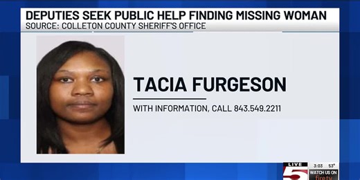 VIDEO: Colleton County deputies search for missing woman with health issues