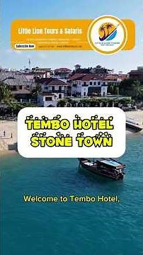 Tembo Hotel Stone Town Zanzibar | Best Oceanfront Stay in Historic Stone Town #viralvideo #travel