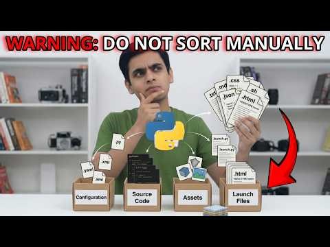 How to Automatically Organize Files Using Python (No Manual Work)