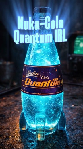 Drink This at Your Own Risk! ☢️ Nuka-Cola Quantum IRL (Fallout) #shorts