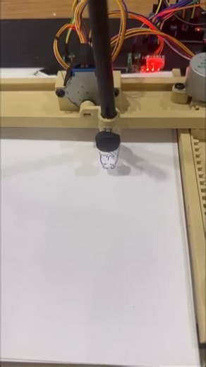 Computer Science Department on Instagram: "mini CNC plotter machine that can draw any image. In this video, how to operate it First, we connect all the motors and give them a 5-volt power. Next, we cannot use a normal image directly, so we convert it into a vector image using Inkscape software. Then, we use JS Cut to create G-code from the vector image. After that, we send the G-code to the plotter using YGS software. Finally, the plotter starts drawing the image. We hope you enjoyed this projec