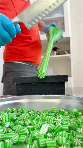 INSANE Flower Candy Cutting ASMR 🤯🍬 #asmr #candy #memes