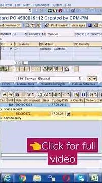 Delete Service Entry Sheet Shorts #sap #s4hana #sapfunctional