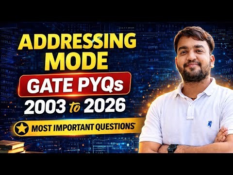 Part 2: Addressing Modes PYQs | GATE COA Questions | Gate 2027 | Gate 2028 | Gate Warriors