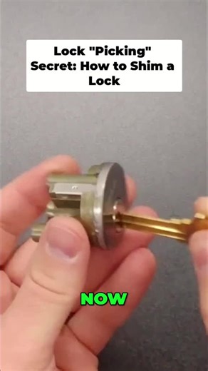 How to Shim a Lock: Simple Tutorial #lockboss #clksupplies #locksmith #locks #locksmiths
