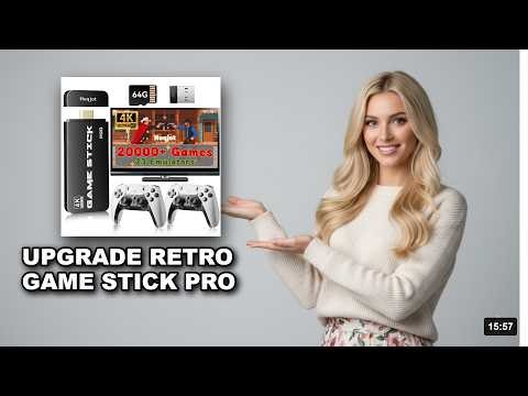 Upgrade Retro Game Stick Pro Review: 20,000+ Games, Wireless 4K Gaming Console with 64G