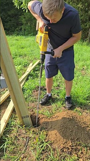 Installing Temporary Overhead Service Pole #electrical