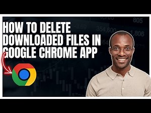 How to delete downloaded files in Google Chrome app