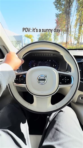 Sunny skies and a Volvo drive — the kind of day that brings back summer energy. Bright light, smooth roads, and a calm cabin make every mile feel a little more relaxed and a lot more enjoyable. Some cars just match the season perfectly. #Volvo #VolvoLife