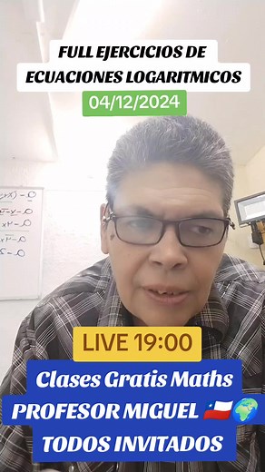 Clases Gratis de Matemáticas con Profesor Miguel