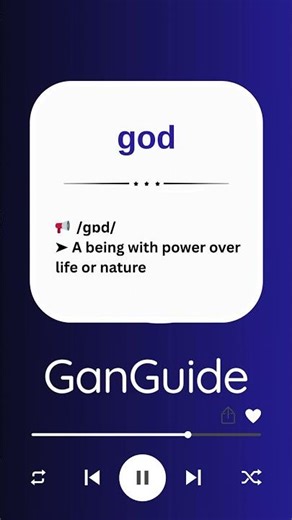 A2 English Word: GOD | Meaning & Pronunciation