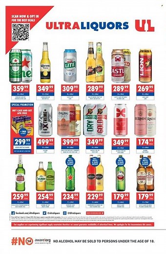 Ultra Liquors specials (ZA) 01/08/2024 - 15/08/2024
