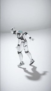 Futuristic Android Soldier with Sleek Armor