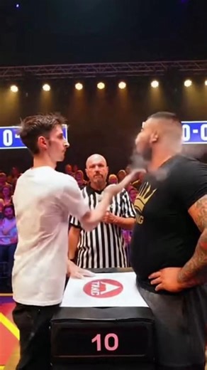 A slapping contest...