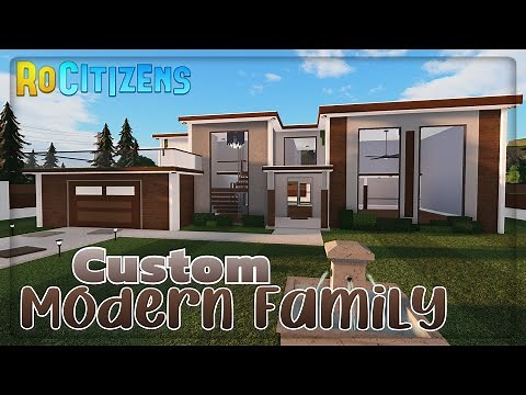 RoCitizens Custom Modern Family House Tour! (Build)