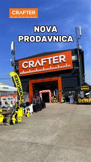 🛠 Crafter Kaluđerica – nova prodavnica! ✅ Dobro došli u novu Crafter prodavnicu ✅ Sve za kuću, baštu i majstore na jednom mestu ✅ Bosch, Makita, Villager, Einhell i mnogi drugi brendovi ✅ Obezbeđen parking i jednostavan pristup 📍 Smederevski put 41A, Kaluđerica 👉 Hajde da radimo zajedno – Crafter! #Crafter #CrafterSrbija #CrafterKaludjerica #alat #majstori #bosch #makita #villager #einhell #svezakucu #budicrafter | Crafter_Srbija