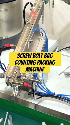 automatic nail screw. Nail bag hardware counting making packing machine #doublemachinery